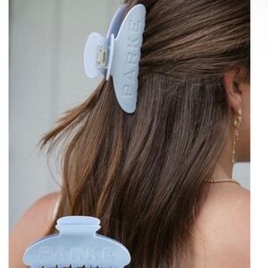 Parke blue hair clip